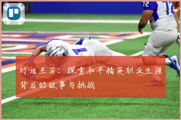 对话王芳：探索和平精英职业生涯背后的故事与挑战