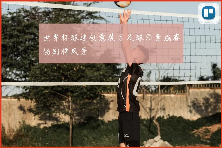 世界杯球迷创意展示足球元素成赛场别样风景